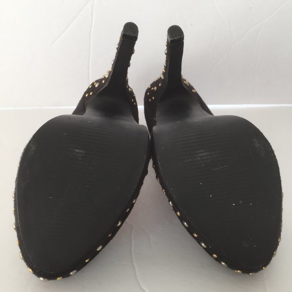 G21 SUEDE AND RHINESTONE PUMPS - Picture 2 of 4